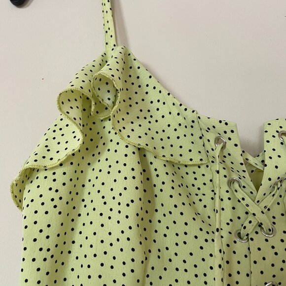 Lemon yellow chiffon dress from Revamped - Picture 6 of 9